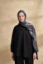 Fiori Jakar Leopar Mix Pattern Shawl - Smoked - 3