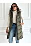 Hooded Long Puffer Vest