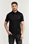 Men's Polo Neck T-Shirt Black