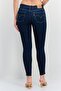 Women Super Skinny Fit Mid Rise Stretchable Jeans, Navy - 3