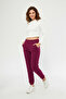 Women's Three-Thread Knitted Winter Jogger Sweatpants with Elastic Waist and Cuffs – Warm, Soft, and Stylish Design - 5