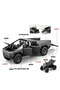 1/32 Tesla Cybertruck Pickup Metal Model Off Road Collection Pull and Drop with Sound and Light (Without Box) - 8