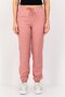 Women Regular Fit Plain Jogger Pants, Old Rose