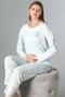 Seasonal Long Sleeve Pajama Set Viscose 790-54 - 4