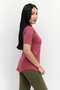 Women Sport Fit Training Top, Purple - 3