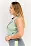 Women Sportswear Fit Sleeveless Training Top, Sage Green - 2