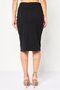 Women Solid Mini Skirts, Black - 4