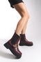 Aralenthia Women's Boots 00123006 Claret Red - 3