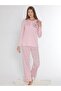 Long Sleeve Pajama Set Viscose 790-76 - 2