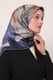 وشاح كريستالي لامع بنمط مخطط