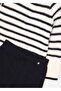 Girl's Knitted Sweater Pants Set Black 4582 - 4