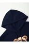 Men's Bear Printed Sweatshirt, 3-Thread Quality Fabric, Oversized Cut - 3