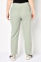 Women Regular Fit Solid Straight Leg Pants, Sage Green - 4