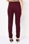Women Slim Fit Solid Stretchable Denim, Maroon - 4