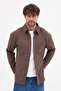 Men's Regular Fit Lycra Lined Ottoman Fabric Jacket Shirt - 2