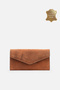 Heritage Classic 100% Genuine Leather Brown Women's Wallet - 2