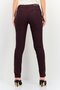Women Cigarette Fit Houndstooth Print Chino Pants, Multicolor - 3