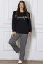 Plus Size Oversized Long Sleeve Winter Pajama Set B09-130