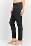 Women Cigarette Fit Grid Pattern Chino Pants, Multicolor - 2
