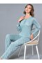 Long Sleeve Seasonal Pajama Set Viscose 790-53 - 2