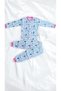 Girls' Character Printed Snap-On 100% Cotton Colorful Pajama Set - 2