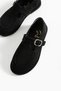 Arabella Women's Suede Buckle Detailed Casual Loafer Shoes - 5