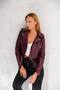 Leather Jacket with Zipper Belt Detail - 3