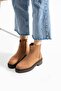 Women's Double Elastic Chelsea Casual Boots Anve Taba - 4
