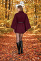 Women's Winter Cashmere Poncho - 5