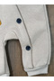 3-Thread Inside Embroidered Buttoned Knitwear Detailed Hooded Winter Baby Boy Jumpsuit - 2