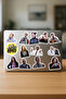 B99 Brooklyn Nine Nine Phone Laptop Bullet Journal Adhesive Foil Sticker Pack (20 Pcs) - 4