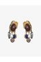Brand Model Elephant Pendant Pearl Women's Earrings Pair - 2