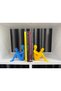 Yellow Navy Blue Fan Book Holder Set of 2 Reading Figure Book Support-Fan Concept - 8