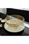 Gold Metal Fruit Bowl, Wire Basket Fruit Bowl, Countertop Fruit Bowl 24 cm