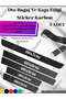 Renault Modus Premium Series Accessory Auto Trunk and Door Sill Sticker Set Carbon 5-Piece - 3