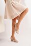 Sagues Yan Stone Women's Heeled Shoes Gold Glitter - 2