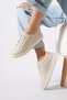 Tenza Flat Quilted Women's Sports Shoes Beige Skin - 4