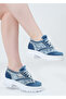 Jeanolog Lace Design Denim Shoes Casual Orthopedic Sole - 2