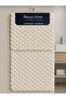 Washable Non-Slip Dot Base - 2-Piece Honeycomb Pattern Puffy Toilet Seat Set - 60X100 cm 50X60 cm