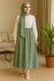 Medina Silk Hijab Skirt, Long Flared Skirt, Flowy Egyptian Silk Flared Skirt, Hijab Modest Clothing
