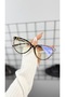 Cat Eye Cat Eye 56 Ekartman Metal Transparent Women Men Unisex Blue Light Protection Screen Glasses Eyewear - 3