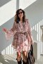 Animal Patterned Chiffon Dress - 5