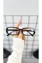 Square Rectangular 42 Ekartman Metal Transparent Women Men Unisex Blue Light Protection Screen Glasses Eyewear - 7