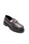 Buckle Detailed Poly Lightweight Sole Casual Women's Shoes Brown - 2