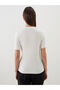 Lcw Modest Ecru Crew Neck Women's Knitwear Sweater W5Bf36Z8 - 4