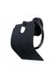 Metal Wc Roll Holder with Cover Wall Mounted Stainless Toilet Paper Apparatus Durable Bathroom Accessory Black - 4