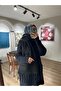 شال كتف ناعم الملمس - أسود - 4