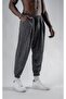 Unisex Jacquard Plaid Patterned Pleated Trousers - 2
