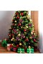 Kokina New Year's Flower, Artificial Pine Cone Cherry Cluster, Decorative New Year Ornament, 13 cm - 1 Piece - 8