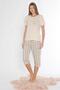 Kapri Short Sleeve Viscose Pajama Set 770-03